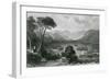 Derwent Water, Lake District-Thomas Allom-Framed Art Print