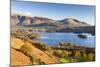 Derwent Water Skiddaw and Blencathra, Lake District National Park, Cumbria-Adam Burton-Mounted Photographic Print