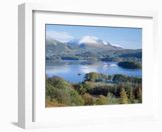 Derwent Water, with Blencathra Behind, Lake District, Cumbria, England, UK-Roy Rainford-Framed Photographic Print