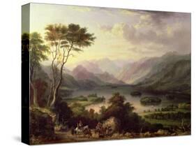 Derwent Water-Arthur Hughes-Stretched Canvas