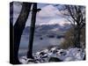 Derwentwater and Skiddaw in Winter, Lake District National Park, Cumbria, England-James Emmerson-Stretched Canvas