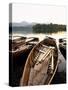 Derwentwater at Dusk, Keswick, Lake District, Cumbria, England, United Kingdom, Europe-Lee Frost-Stretched Canvas