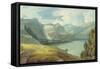 Derwentwater Looking South, 1786-Francis Towne-Framed Stretched Canvas