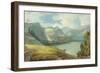 Derwentwater Looking South, 1786-Francis Towne-Framed Giclee Print