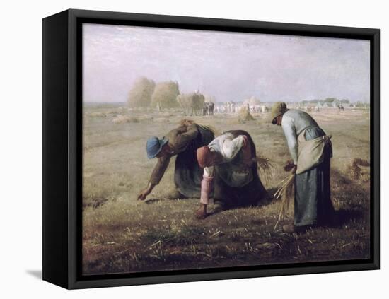 Des Glaneuses (The Gleaners)-Jean-Fran?ois Millet-Framed Stretched Canvas