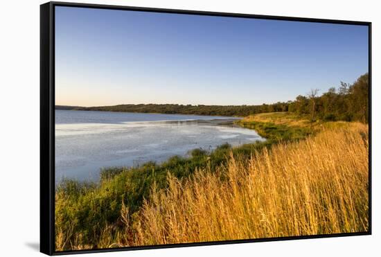 Des Lacs National Wildlife Refuge Near Kenmare, North Dakota, USA-Chuck Haney-Framed Stretched Canvas
