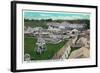 Des Moines, Iowa - State Fair Grounds; Midway Scene-Lantern Press-Framed Art Print