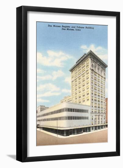 Des Moines Register and Tribune Building, Des Moines, Iowa-null-Framed Art Print