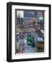 Des Voeux Road, Central, Hong Kong, China-Walter Bibikow-Framed Photographic Print