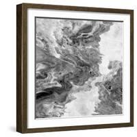 Desaturated Marble-PI Studio-Framed Art Print