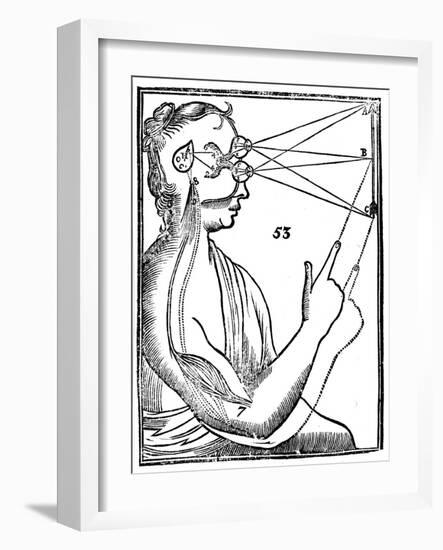 Descartes' Idea of Vision, 1692-null-Framed Giclee Print