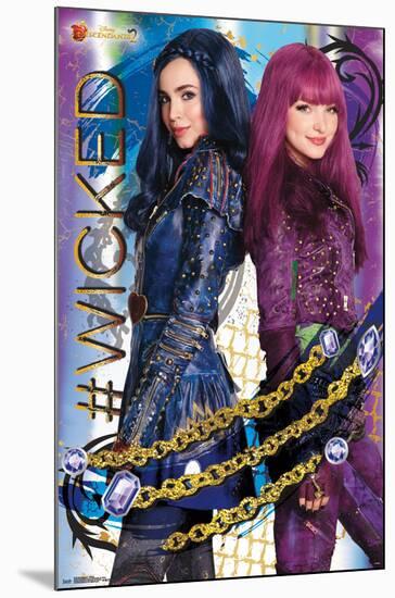 DESCENDANTS 2 - WICKED-null-Mounted Poster
