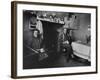 Descendants of Shipwrecked Italian, and a Marooned Yankee Skipper-Carl Mydans-Framed Photographic Print