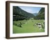 Descending the Brenner Pass in May, with Autobahn on Left and Old Road to Right, Austria-Richard Ashworth-Framed Photographic Print