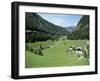 Descending the Brenner Pass in May, with Autobahn on Left and Old Road to Right, Austria-Richard Ashworth-Framed Photographic Print