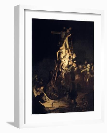 Descent from the Cross, 1634-Rembrandt van Rijn-Framed Giclee Print