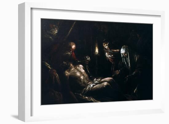 Descent from the Cross, 16th Century-Giacomo Bassano-Framed Giclee Print