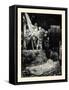 Descent from the Cross by Torchlight-Rembrandt van Rijn-Framed Stretched Canvas