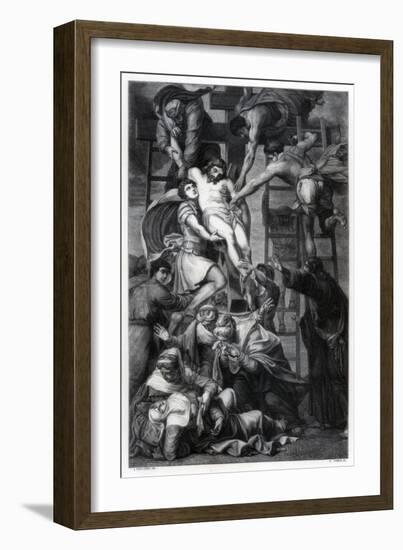 Descent from the Cross, C1545-E Thomas-Framed Giclee Print