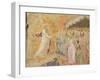 Descent from the Cross, Capellone Degli Spagnoli, 1365-67-Andrea Di Bonaiuto-Framed Giclee Print