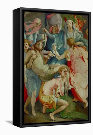 Descent from the Cross, Capponi Chapel-Jacopo da Carucci Pontormo-Framed Stretched Canvas