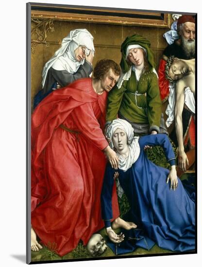 Descent from the Cross, circa 1435-Rogier van der Weyden-Mounted Giclee Print