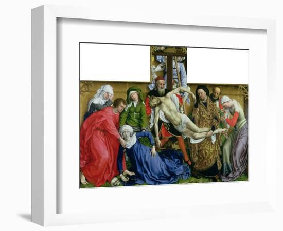 Descent from the Cross, circa 1435-Rogier van der Weyden-Framed Premium Giclee Print