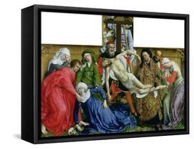 Descent from the Cross, circa 1435-Rogier van der Weyden-Framed Stretched Canvas