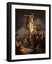 Descent from the Cross-Rembrandt van Rijn-Framed Art Print