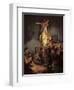 Descent from the Cross-Rembrandt van Rijn-Framed Art Print