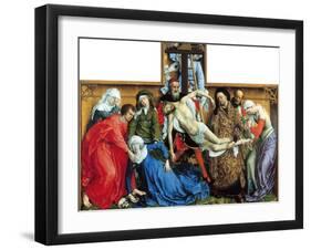 Descent from the Cross-Rogier van der Weyden-Framed Giclee Print