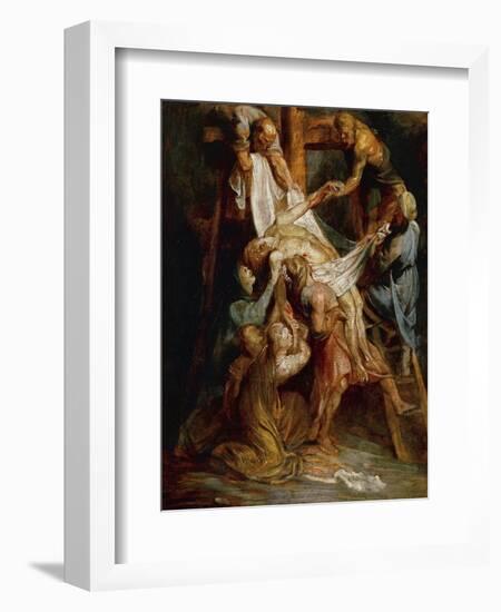 Descent from the Cross-Peter Paul Rubens-Framed Giclee Print