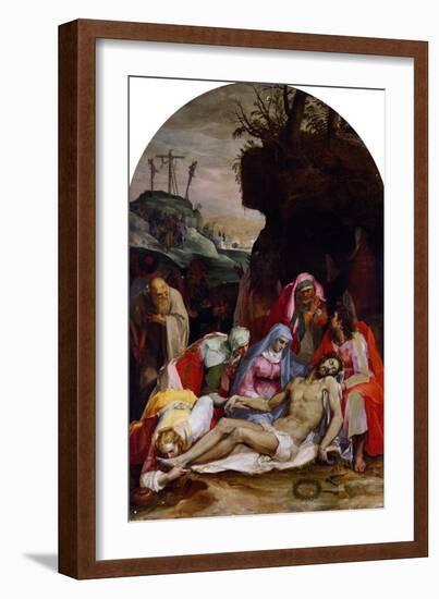 Descent from the Cross-Pieter De Witte-Framed Giclee Print