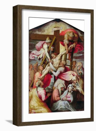 Descent from the Cross-Taddeo Zuccaro-Framed Giclee Print