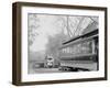 Descent into Subway, Public Garden, Boston, Mass.-null-Framed Photo