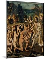 Descent of Christ into Limbo, Ca 1475-Bartolomé Bermejo-Mounted Giclee Print