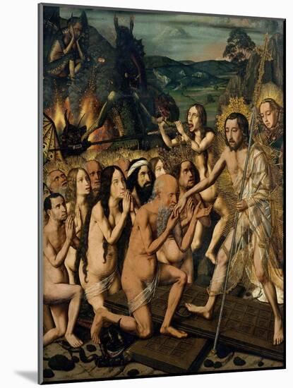 Descent of Christ into Limbo, Ca 1475-Bartolomé Bermejo-Mounted Giclee Print