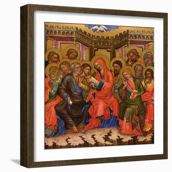 Descent of the Holy Ghost, C1350-null-Framed Giclee Print