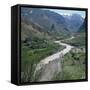 Descent to Caspian from the Elburz Mountains, Iran, Middle East-Robert Harding-Framed Stretched Canvas