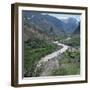 Descent to Caspian from the Elburz Mountains, Iran, Middle East-Robert Harding-Framed Photographic Print