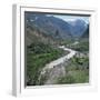 Descent to Caspian from the Elburz Mountains, Iran, Middle East-Robert Harding-Framed Photographic Print