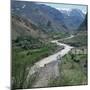 Descent to Caspian from the Elburz Mountains, Iran, Middle East-Robert Harding-Mounted Photographic Print