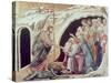 Descent to Hell (Panel from the Maesta)-Duccio di Buoninsegna-Stretched Canvas