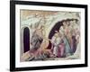 Descent to Hell (Panel from the Maesta)-Duccio di Buoninsegna-Framed Giclee Print