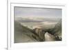 Descent to the Valley of Jordan-David Roberts-Framed Giclee Print