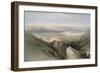Descent to the Valley of Jordan-David Roberts-Framed Giclee Print