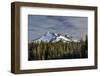 Deschutes National Forest, Oregon, USA. Broken Top in fresh snow.-Mark Williford-Framed Photographic Print