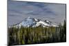 Deschutes National Forest, Oregon, USA. Broken Top in fresh snow.-Mark Williford-Mounted Photographic Print