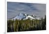 Deschutes National Forest, Oregon, USA. Broken Top in fresh snow.-Mark Williford-Framed Photographic Print