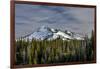 Deschutes National Forest, Oregon, USA. Broken Top in fresh snow.-Mark Williford-Framed Photographic Print